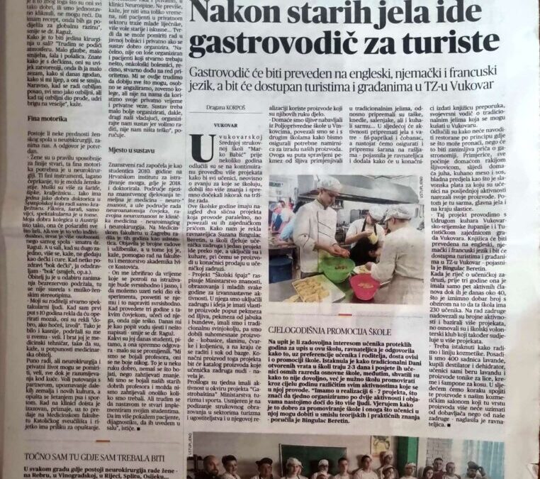 Nakon starih jela ide gastrovodič za turiste